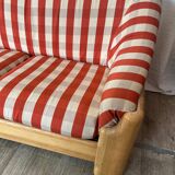 Scandinavian bench in solid pine 1970