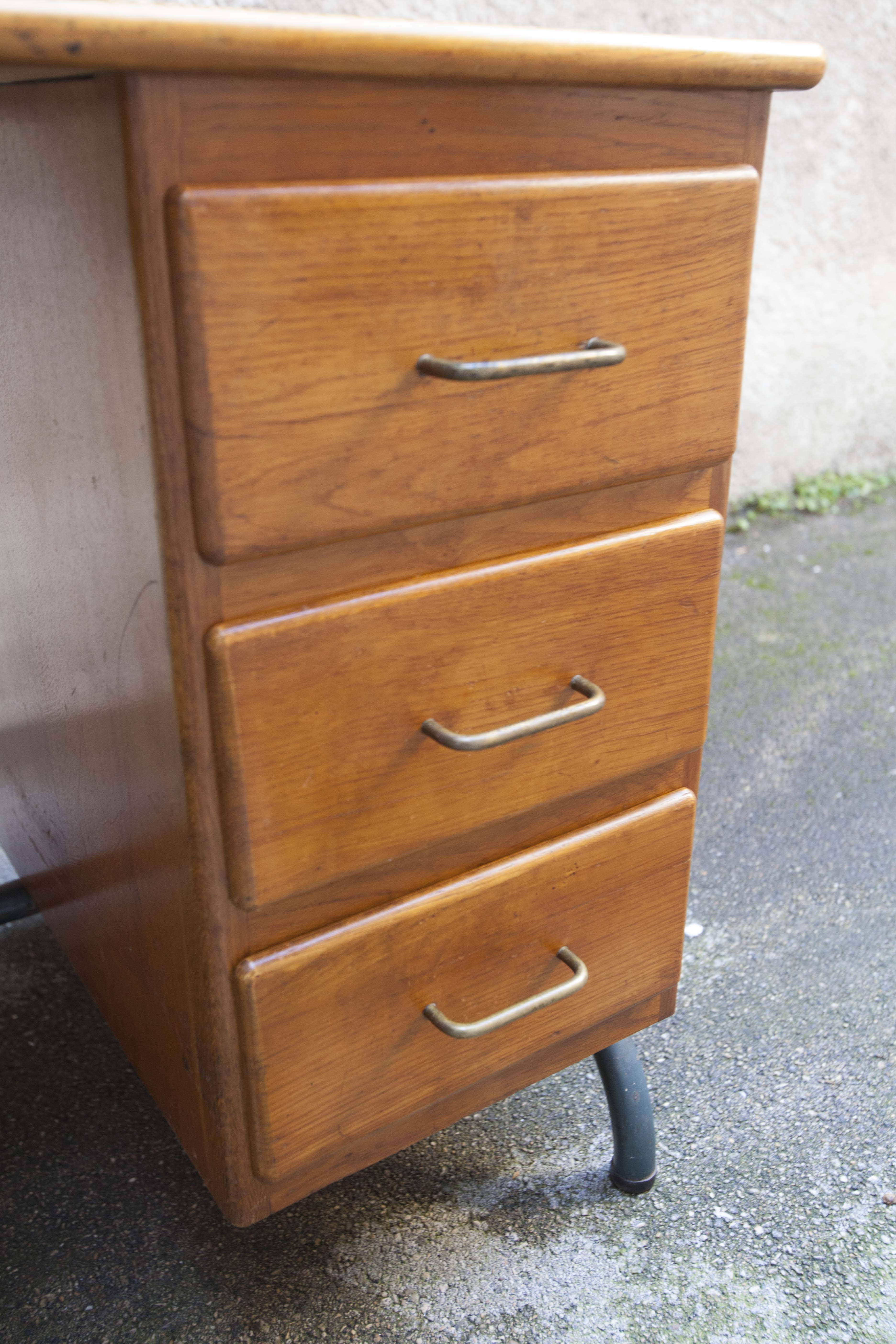 Industrial office schoolmaster 4 drawers