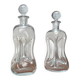 Danish Vintage Kluk Kluk Glass Bottles from Holmegaard, 1970s, Set of 2
