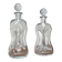 Danish Vintage Kluk Kluk Glass Bottles from Holmegaard, 1970s, Set of 2