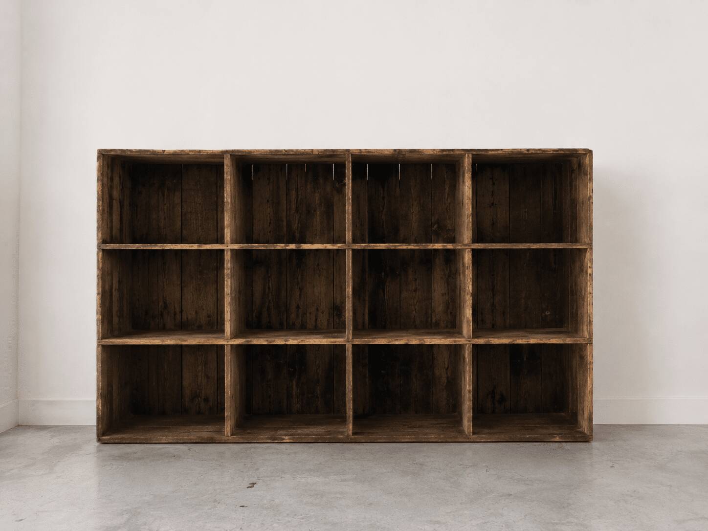 Antique workshop cabinet with drawers