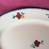 Oval dish Digoin Sarreguemines Mary-Lou