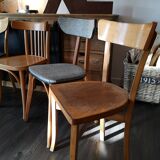 Set of 6 chairs Bistro mismatched