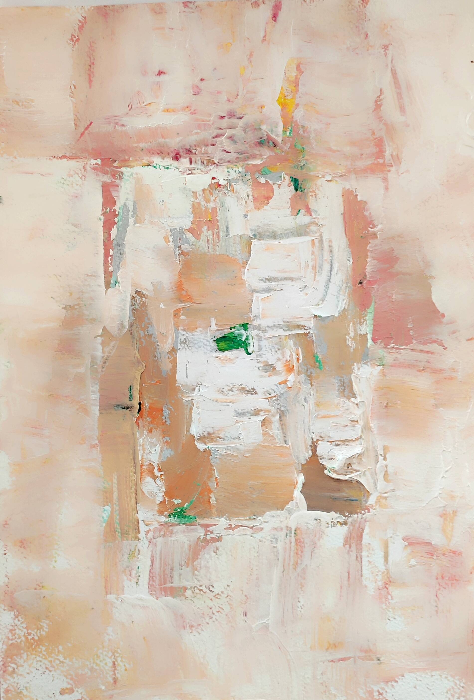 Abstract landscape painting