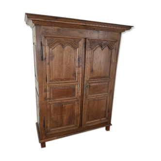 Armoire 2 portes en chene du XVIIIème siecle