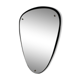 Vintage mirror 1960 asymmetrical rearview mirror - 55 x 38 cm