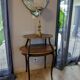 Table à thé marquetée style Louis XV 19ème