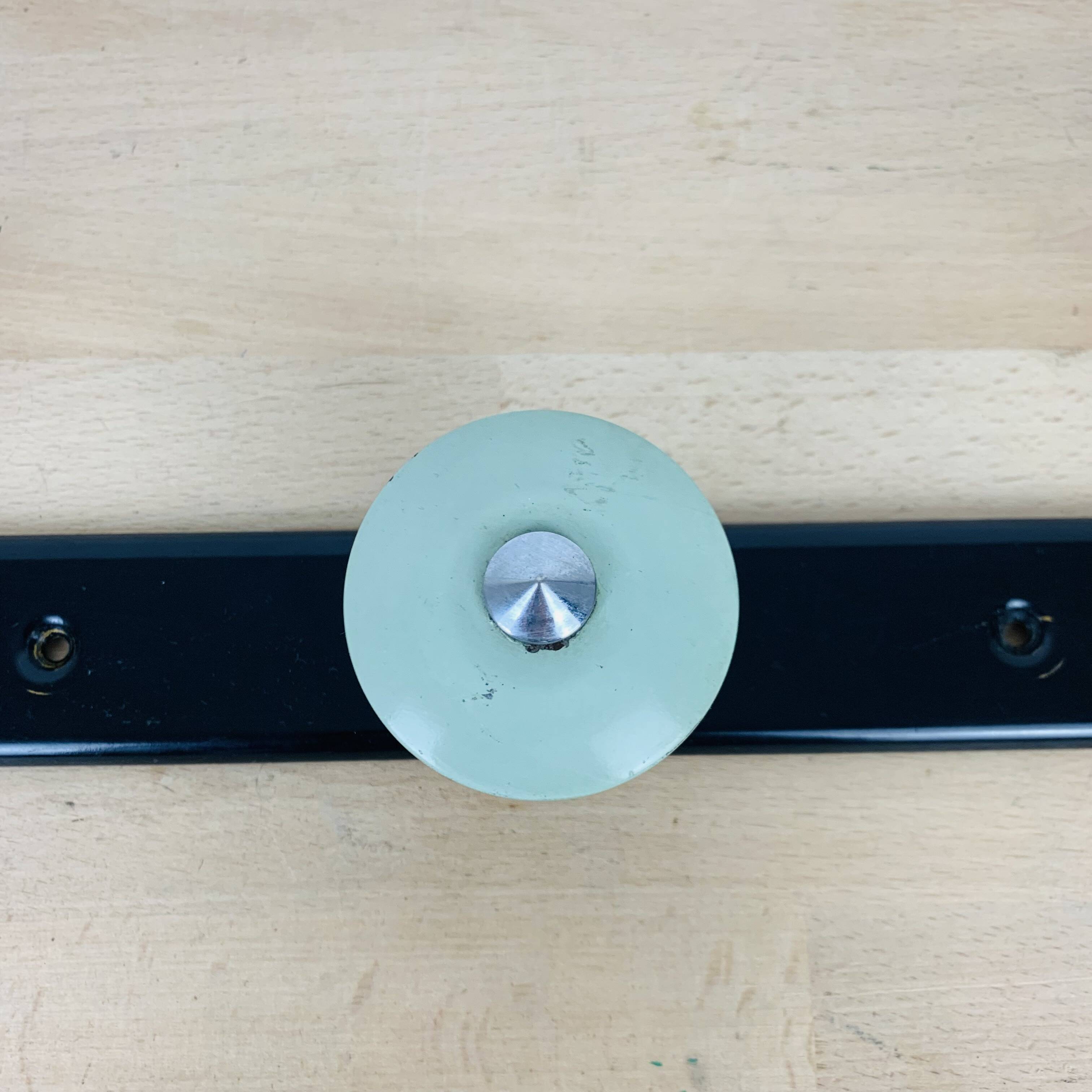 Wall coat rack with 3 hooks from the 1950s