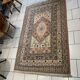 Vintage Persian Oriental Wool Rug