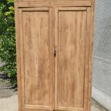 Parisian wardrobe in natural wood