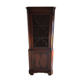 Chippendale corner display case