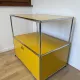 USM Haller commode in Gold Yellow
