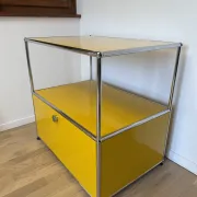 USM Haller commode in Gold Yellow