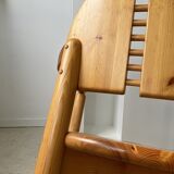 Pine armchair René Daumiller