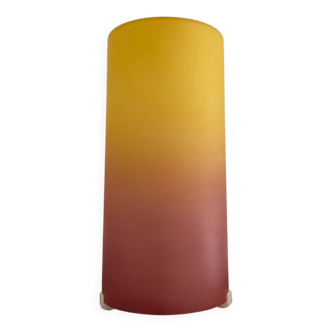 Vintage frosted glass cocktail lamp