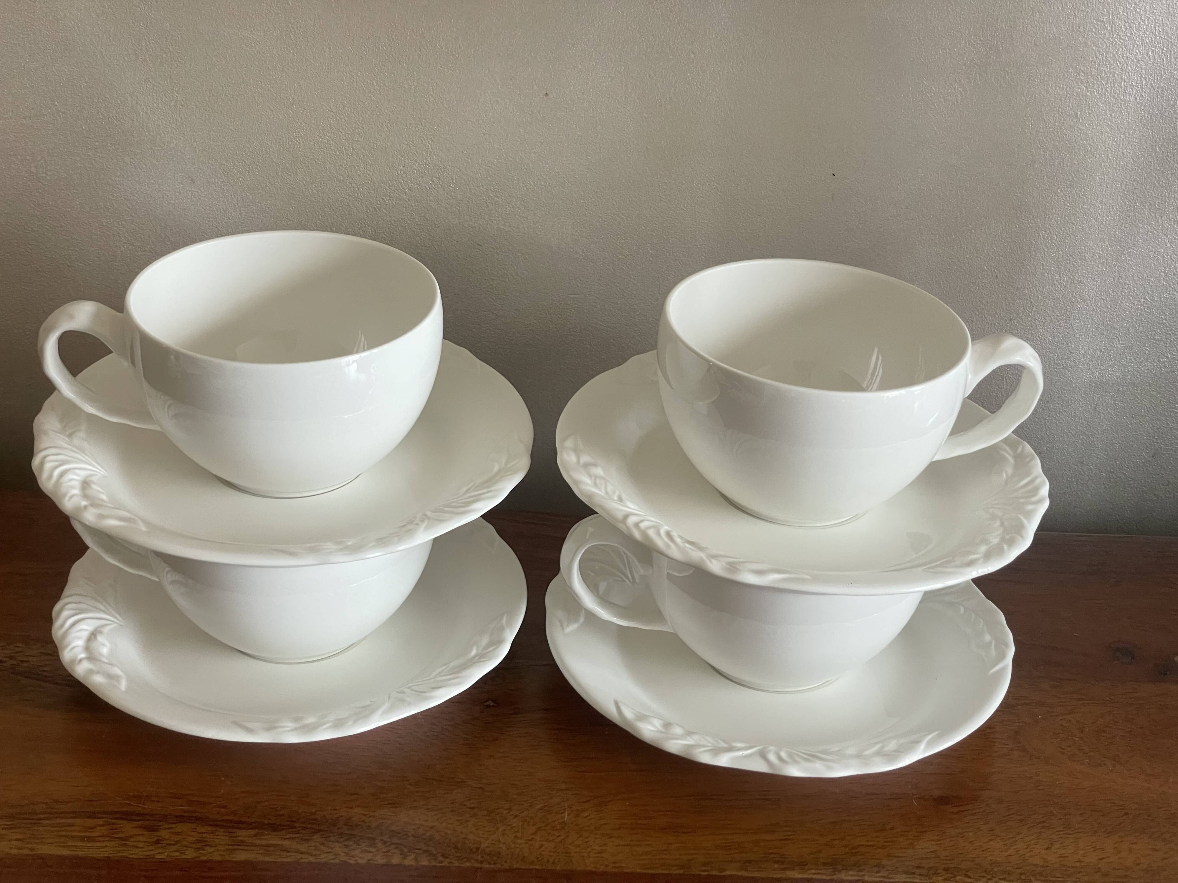 4 Villeroy and Boch Foglia Cups