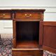 Bureau classique en cuir bordeaux Partnerdesk