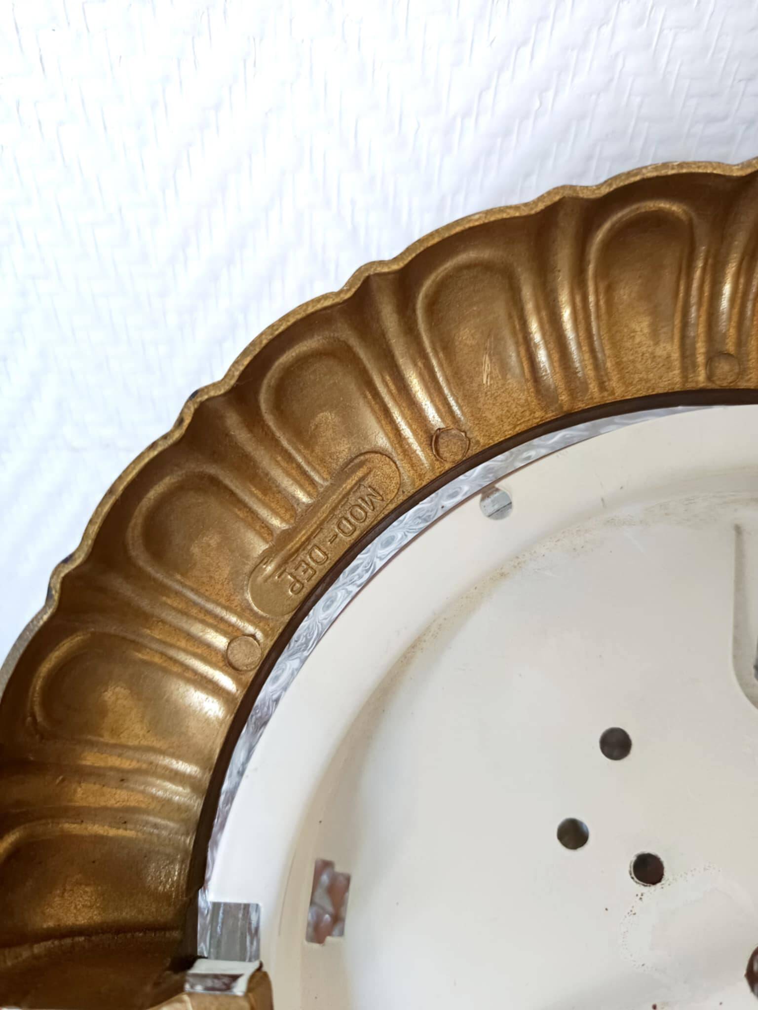 1950s Hollywood Regency Style Dome Ceiling Light