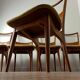 Lot de 5 chaises scandinaves vintage