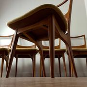 Set of 5 vintage Scandinavian chairs
