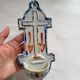 Old Faience Baptismal Font Cross Martres Tolosane