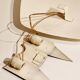 Minimalist wall lamp white & black, 1950s