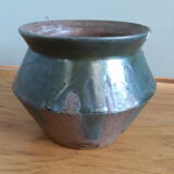 Vase pot en céramique signé C. Greber