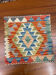 Kilim housse de coussin géométrique