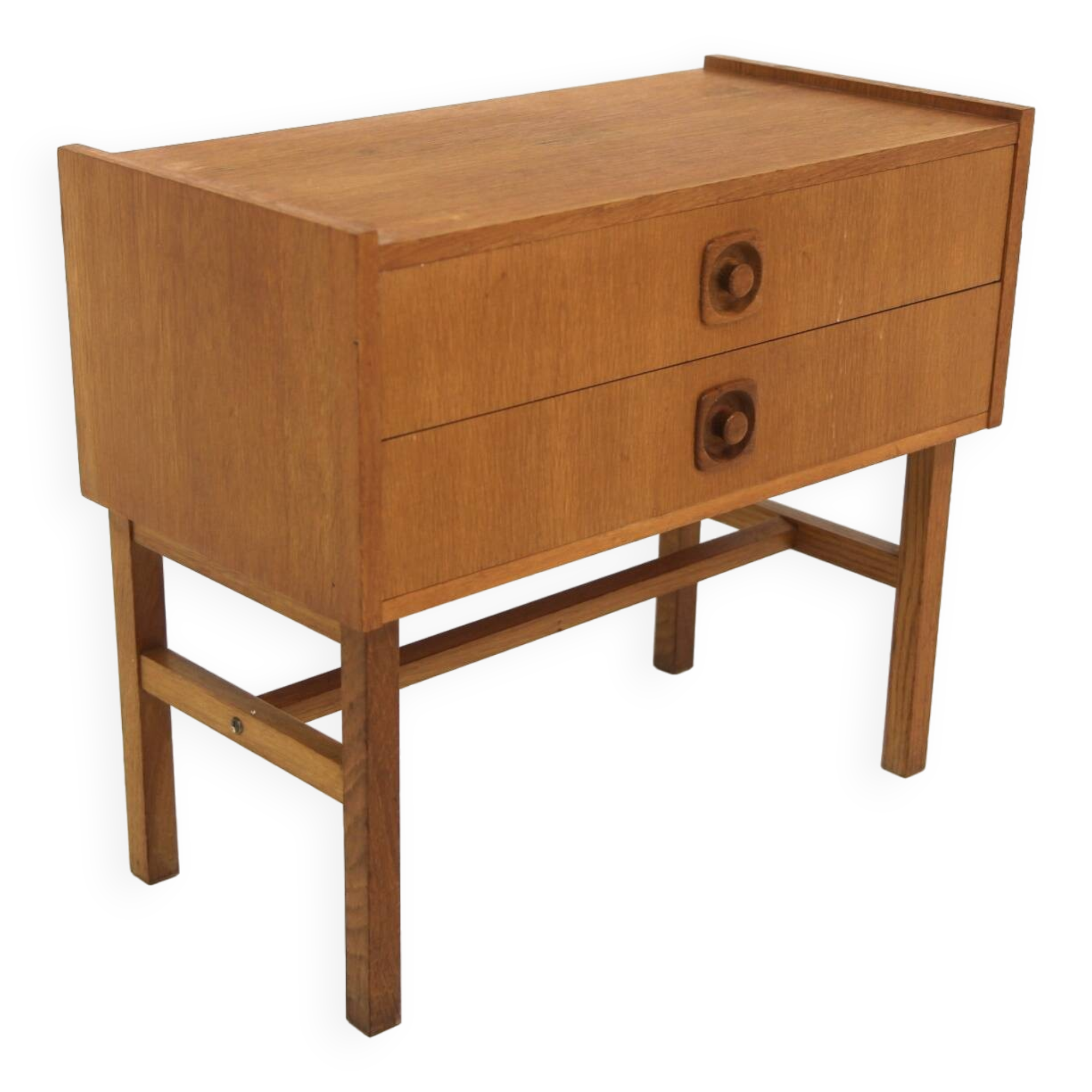 Scandinavian oak chest of drawers, Sweden, 1960