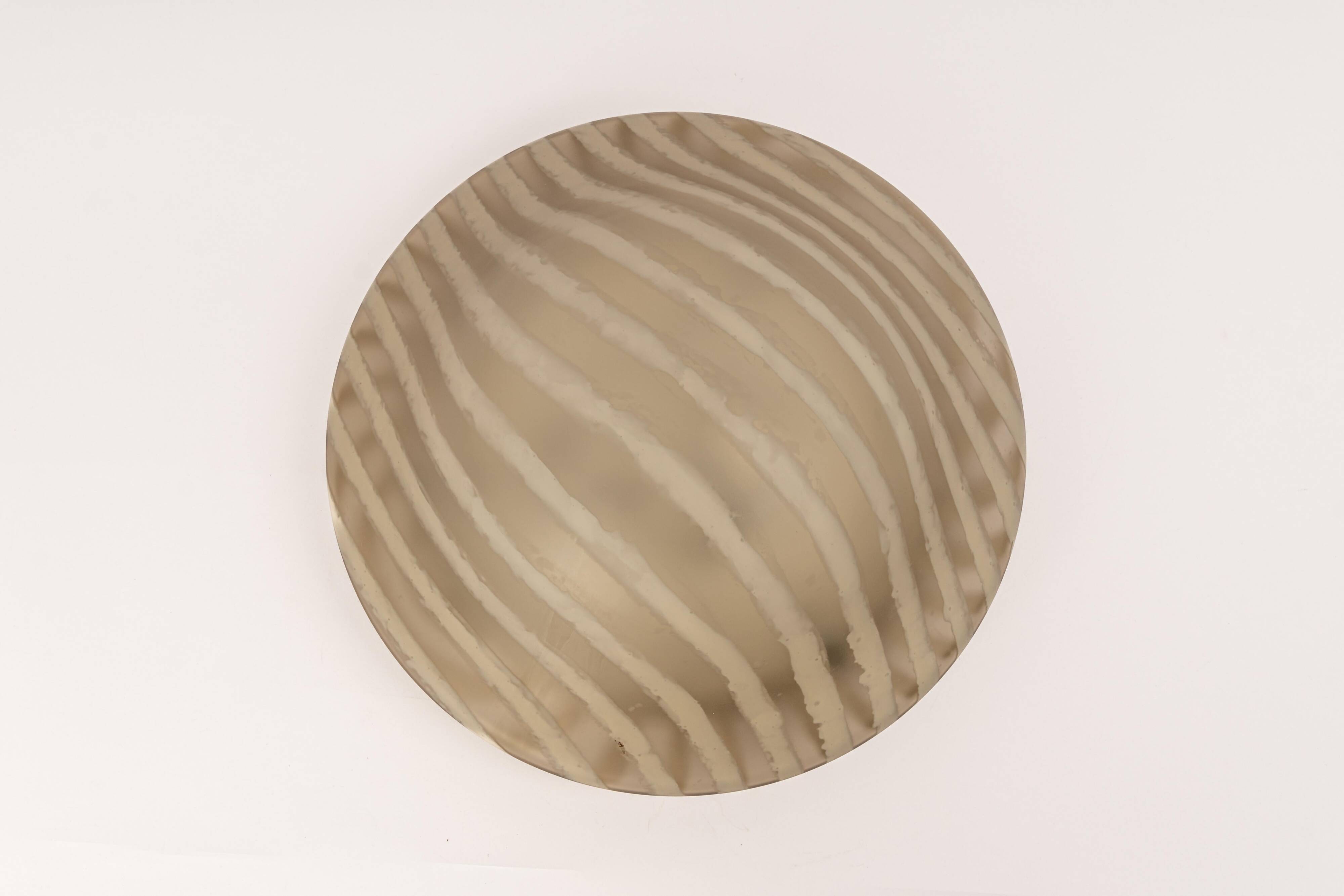 glass ceiling lights by Peill & Putzler, Germany, 1970s.