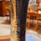 Très grand vase rouleau signé ( à déchiffrer)