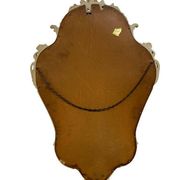 Vintage white and gold baroque mirror / wall mirror