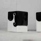 "Elephant" stools, Vincent Darré for Monoprix, 2021. Set of 3.