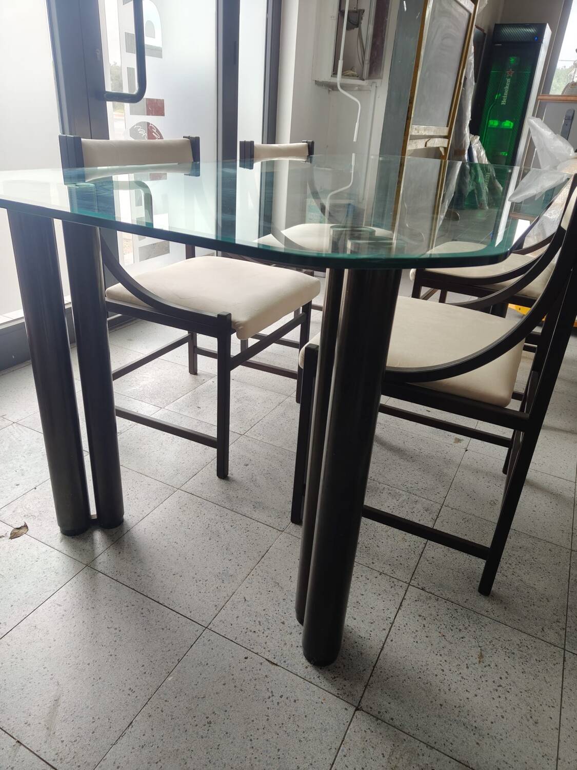 Table Eta Beta par Marco Zanuso pour Zanotta années 70 vintage moderne