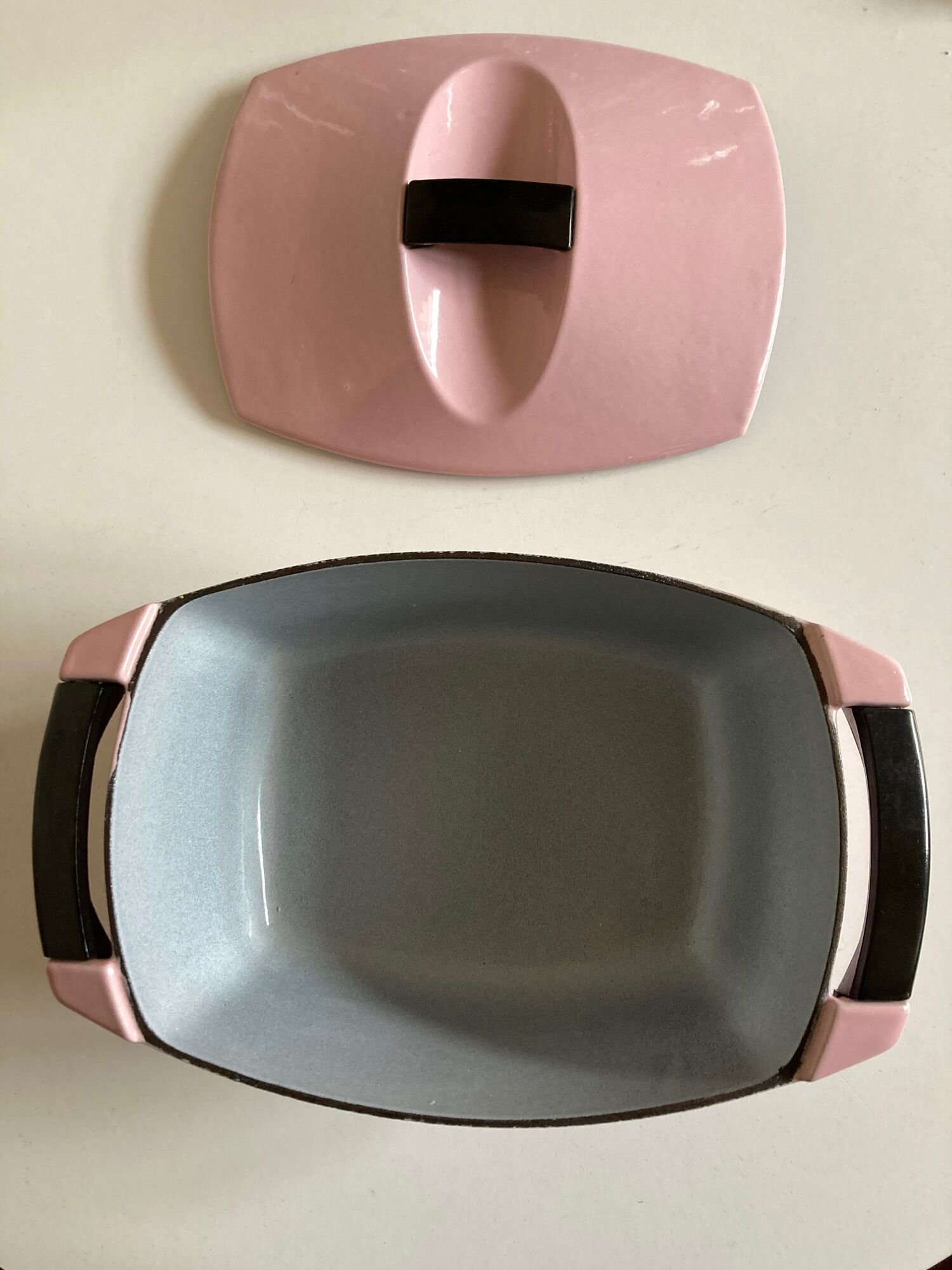 Cocotte Coquelle Raymond Loewy for Le Creuset 1960