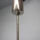 Suspension en verre taillé de Kamenický Šenov et chrome des années 1970 en Tchécoslovaquie