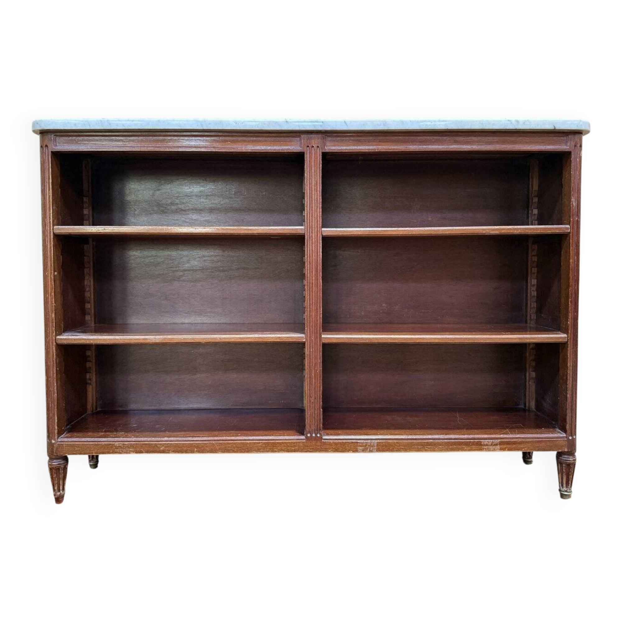 Large bookcase in the Louis XVI style.