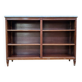 Large bookcase in the Louis XVI style.