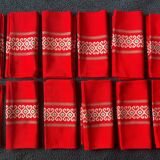 1 set of 12 vintage napkins