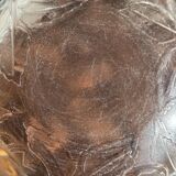 Vintage salad bowl with stylised rose pattern D23 H10