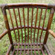 Vintage rattan and bamboo chair