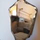 Miroir à main biseauté 10x23cm