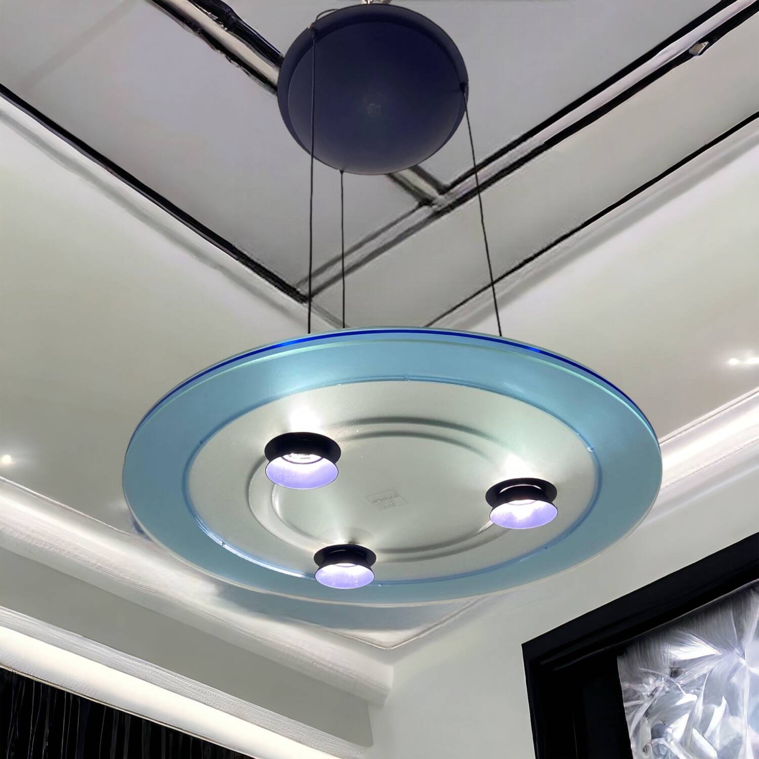 Aurora Light Pendant Arteluce 1980’s