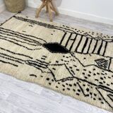 Handmade Moroccan Berber carpet 244 x 138CM