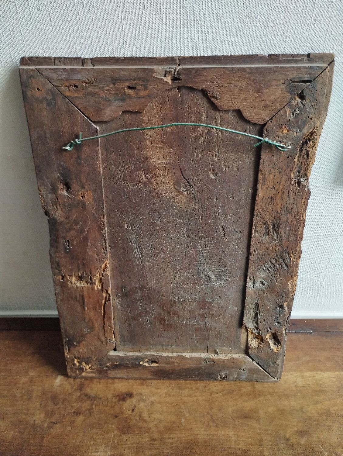 Carved wooden panels