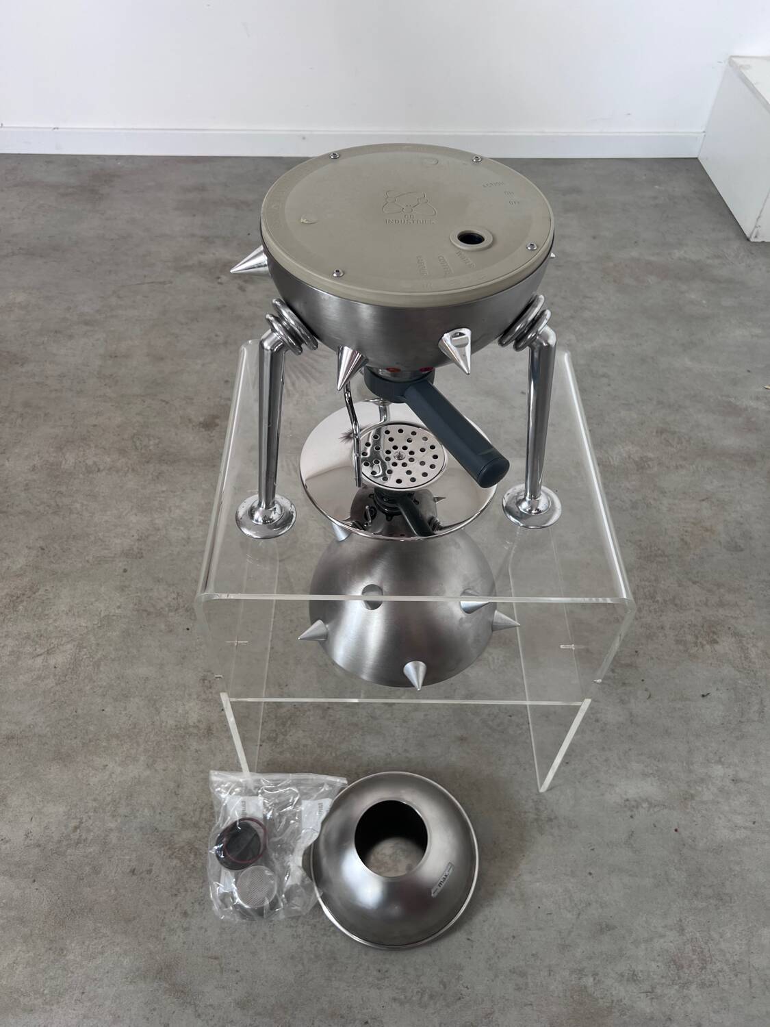 Vintage Espresso Coffee Machine Etienne Louis Design by Carlo Borer Design Sputnik