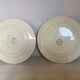 Pair of old nymphéa ironstone plates.