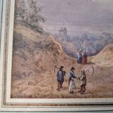 Gaspard Gobaut (1814-1882), watercolorist at the Ministry of War - Watercolor on paper - Landscape