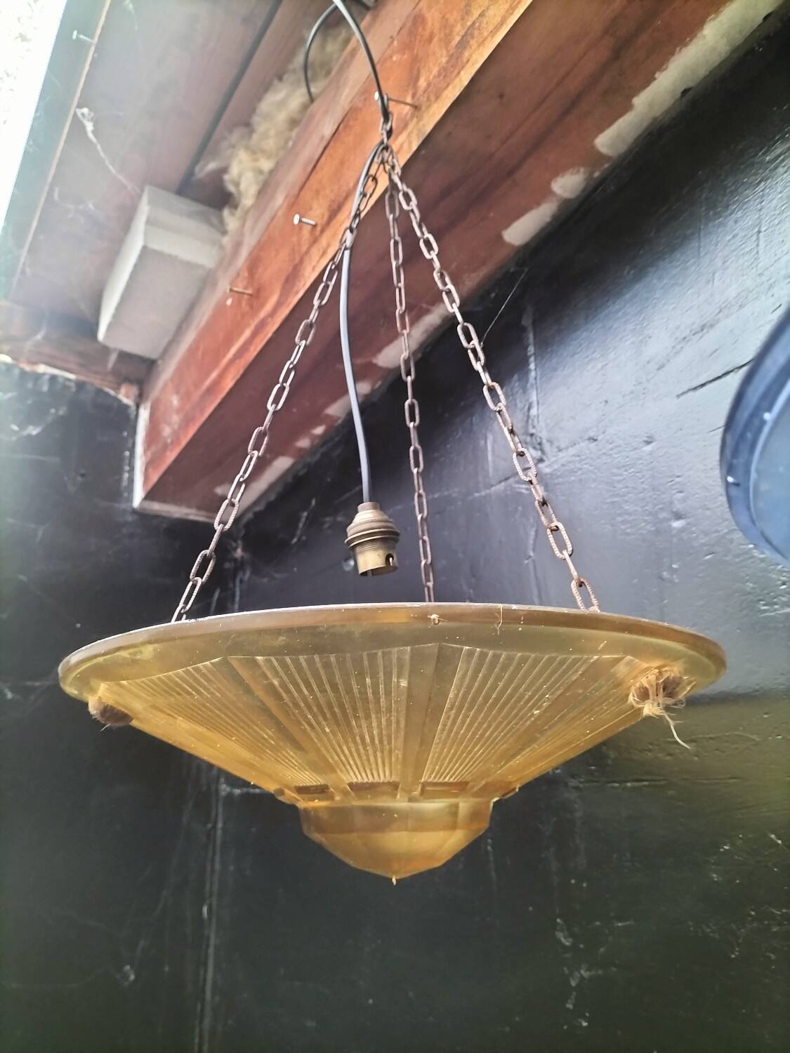 Art Deco glass suspensions