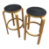 Paire de tabourets de bar Alvar Aalto, années 1960